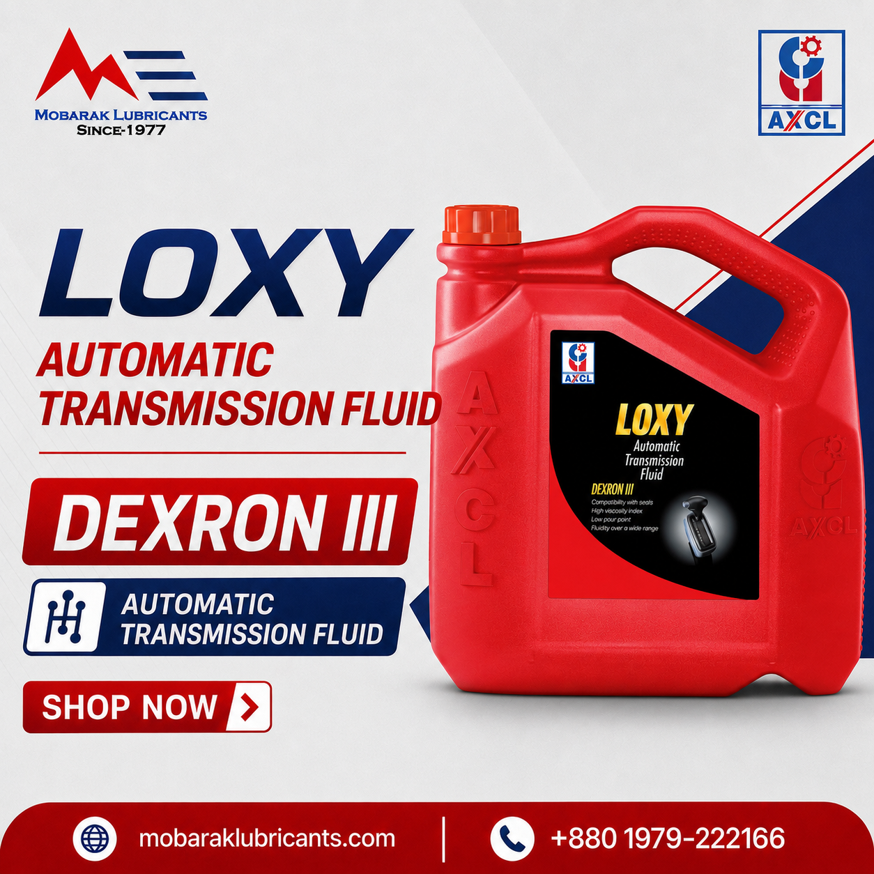 LOXY Automatic Transmission Fluid 4x4 LTR