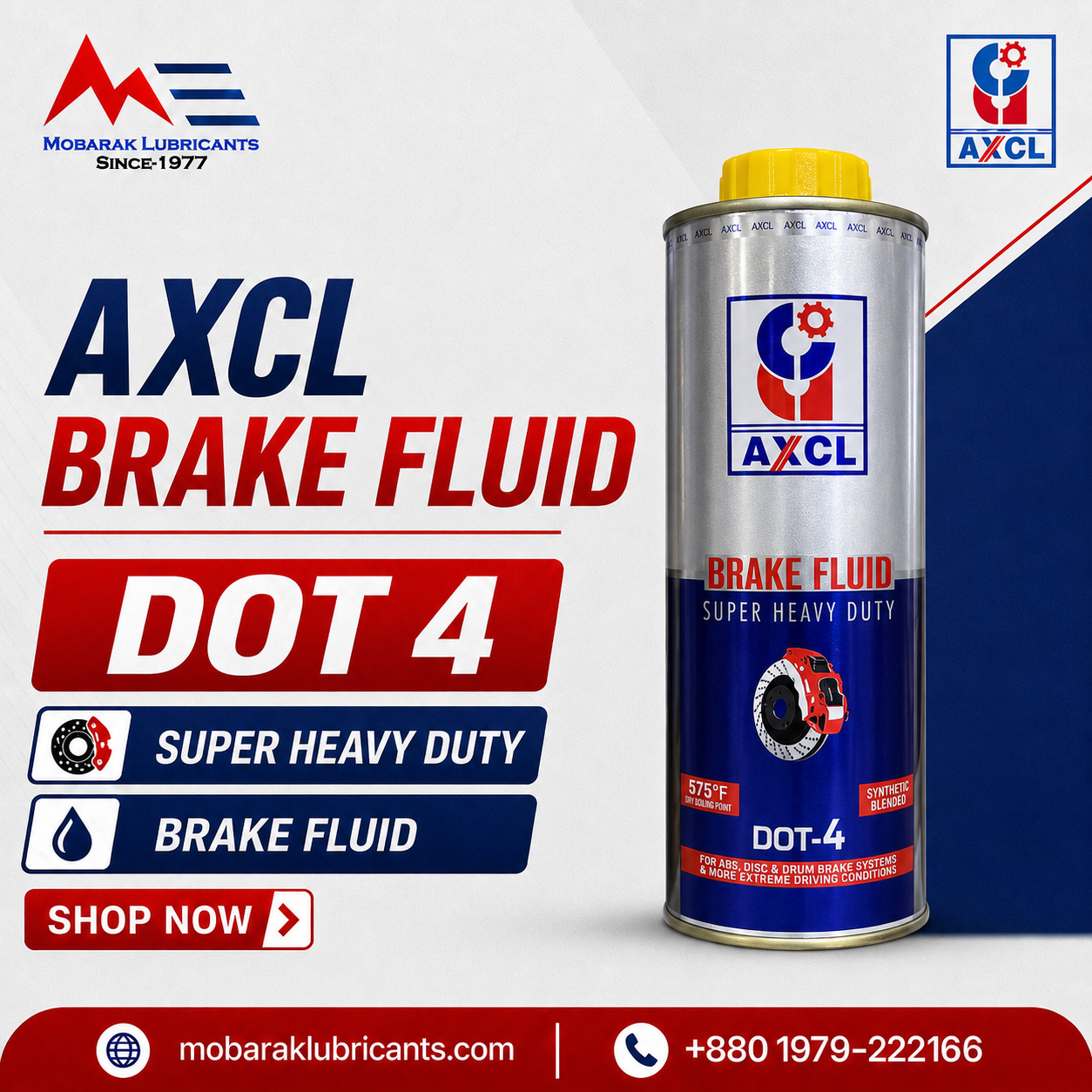 AXCL Guard Brake Fluid DOT-4 24x500 ML